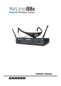 Notice SAMSON AIRLINE AH8 Microphone