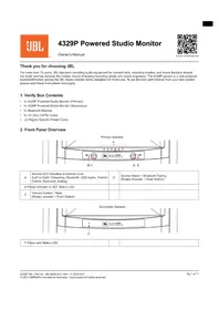 Notice JBL 4329P Enceinte