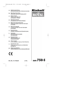Notice EINHELL SMP 750-S Pompe de surface