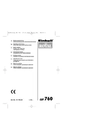 Notice EINHELL ROYAL SP 760 Pompe de surface