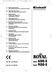 Notice EINHELL ROYAL SMP 900-S NIRO Pompe de surface
