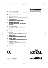 Notice EINHELL ROYAL SMP 400-S Pompe de surface