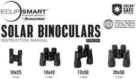 Notice CELESTRON ECLIPSMART Jumelles