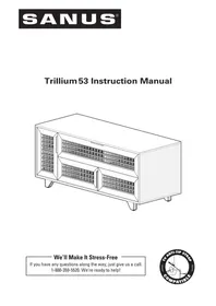 Notice SANUS TRILLIUM 53 Meuble TV