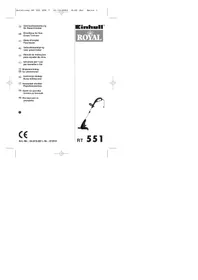 Notice EINHELL ROYAL RT 551 Débroussailleuse