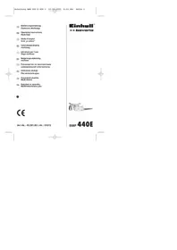 Notice EINHELL BAVARIA BMP 440 Scie électrique