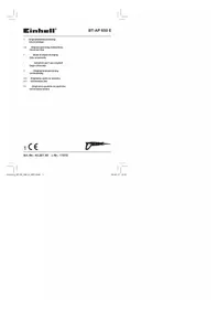 Notice EINHELL BT-AP 650 E Scie électrique