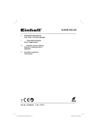 Notice EINHELL N-KGS 250 UG Scie électrique