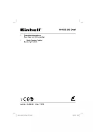 Notice EINHELL N-KGS 210 DUAL Scie électrique