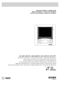 Notice Vimar ELVOX 6621 Non categorizzato