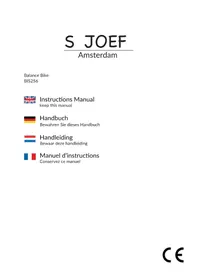 Notice Sjoef BALANCE BIKE BIS256 Vélo