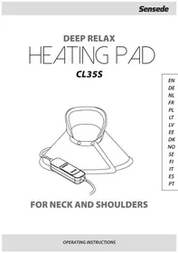 Notice Sensede HEATING PAD CL35S Couverture/coussin chauffant