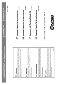 Notice Raveland FLATSUB FS-8 Subwoofer