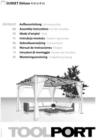 Notice TOOLPORT SUNSET DELUXE Tente