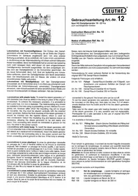 Notice Seuthe 12 Maquettisme