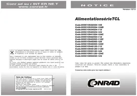 Notice Traco Power TCL 024-124 Non catégorisé