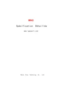 Notice iGPSport HR40 Cardiofréquencemètre