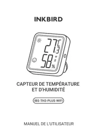 Notice Inkbird IBS-TH3-PLUS-WIFI Thermomètre pour aliments