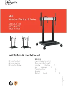 Notice OPTOMA RISE 5105 Multimédia carts