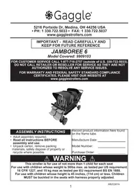 Notice Gaggle JAMBOREE 6 Kinderwagen