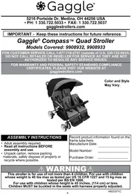Notice Gaggle COMPASS Kinderwagen