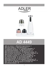 Notice ADLER AD 4449 Triturador