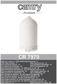 Notice CAMRY CR 7970 Υγραντήρας