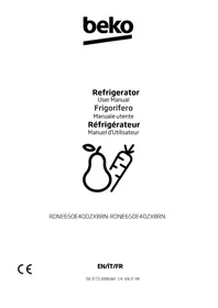 Notice BEKO RDNE650E40ZXBRN фрижидер