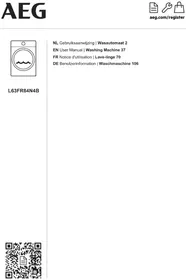 Notice AEG L63FR84N4B Washing machine