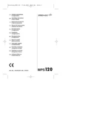 Notice Speed & Go MPS 120 Chargeur de batterie