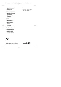 Notice Speed & Go PM 241 Polisseuse