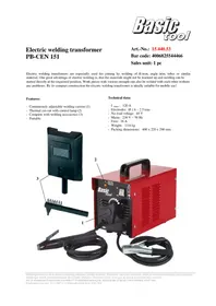 Notice Basic tool PB-CEN 151 Poste à souder