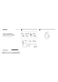 Notice SONY MDR-MV1 écouteurs