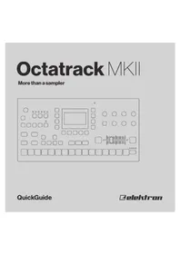 Notice Elektron OCTATRACK MKII Instrument de musique