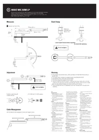 Notice ELGATO WAVE MIC ARM LP Microphone