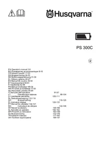 Notice HUSQVARNA PS300C Nabíječka baterií