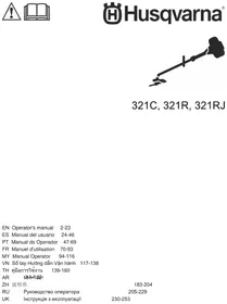 Notice HUSQVARNA 321C Débroussailleuse