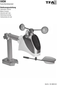 Notice TFA VIEW 30.3803.02 Station Météo