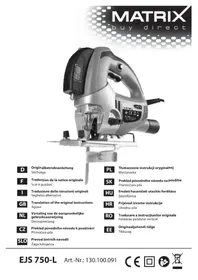 Notice MATRIX EJS 750-L Scie