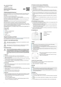 Notice Sygonix SY-4966400 Détecteur de fumée