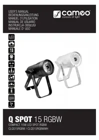 Notice Cameo Q SPOT 15 RGBW Iluminación