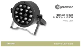 Notice Fun Generation BLACK SPOT 18 RGB Machine à effet