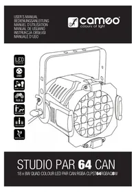 Notice Cameo STUDIO PAR 64 CAN Iluminación