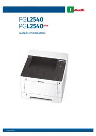 Notice OLIVETTI PG L2540 Non catégorisé