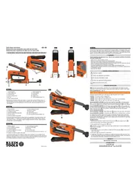 Notice Klein Tools 450-100 Agrafeuse