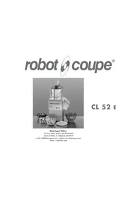 Notice Robot Coupe CL 52 E Robot ménager