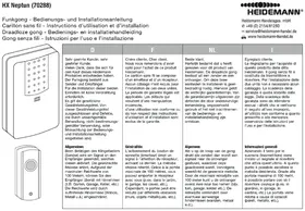 Notice Heidemann HX NEPTUN 70288 Non catégorisé