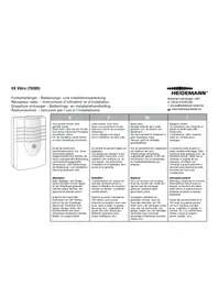 Notice Heidemann HX VIBRA 70380 Non catégorisé