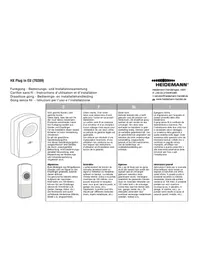 Notice Heidemann HX PLUG IN EU 70289 Non catégorisé