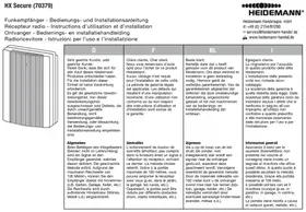Notice Heidemann HX SECURE 70379 Non catégorisé